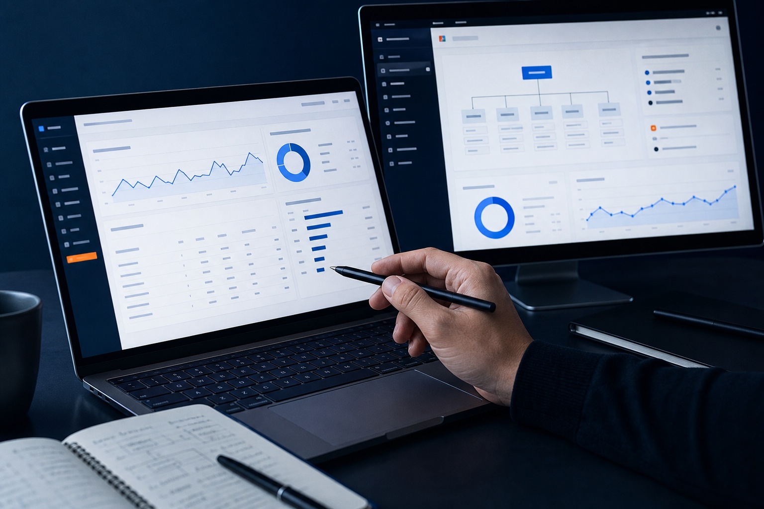 Search performance dashboards and website structure under review